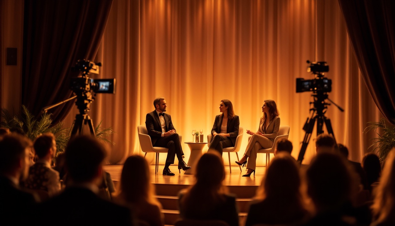Panel and conference filming on the Côte d'Azur in 4K